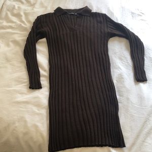 Knit Polo Dress